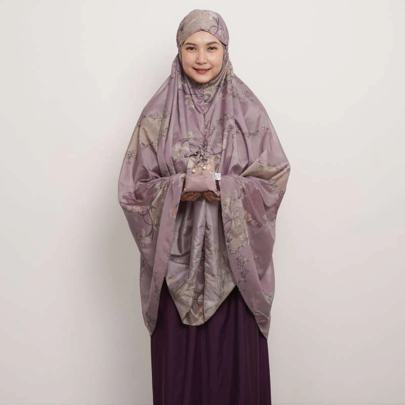 Product image ALF BY ALIF MUKENA MINI MOTIF PARASUT PREMIUM KOREA TRAVEL - PANSY IN SKIPPER BLUE ( MKN-218 ) all variant all variant